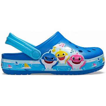 Zuecos Crocs Fun Lab Baby Shark Band Niño Azules | Mexico 1438ILHS